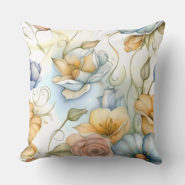 Botanische Beleuchtung Kissen (Vorderseite)