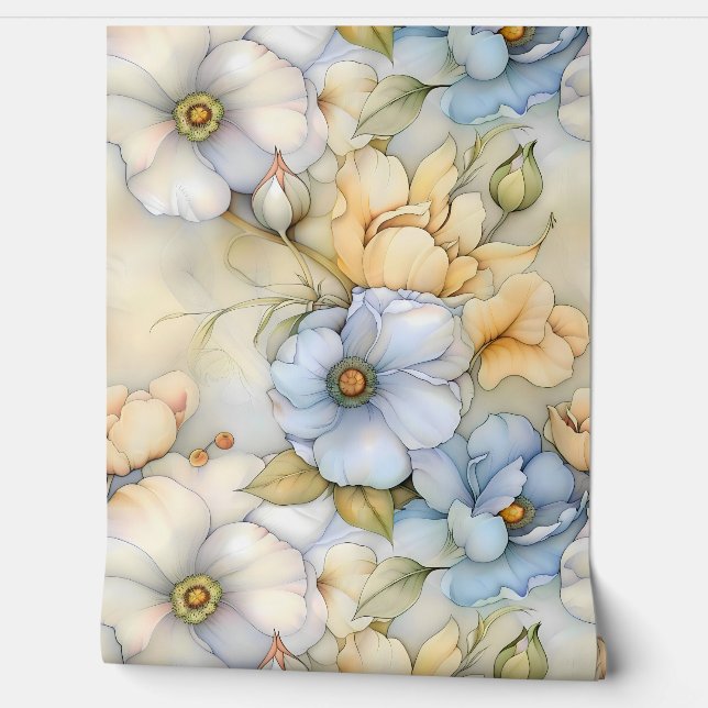 Botanische Beleuchtung Tapete (Abrollen)