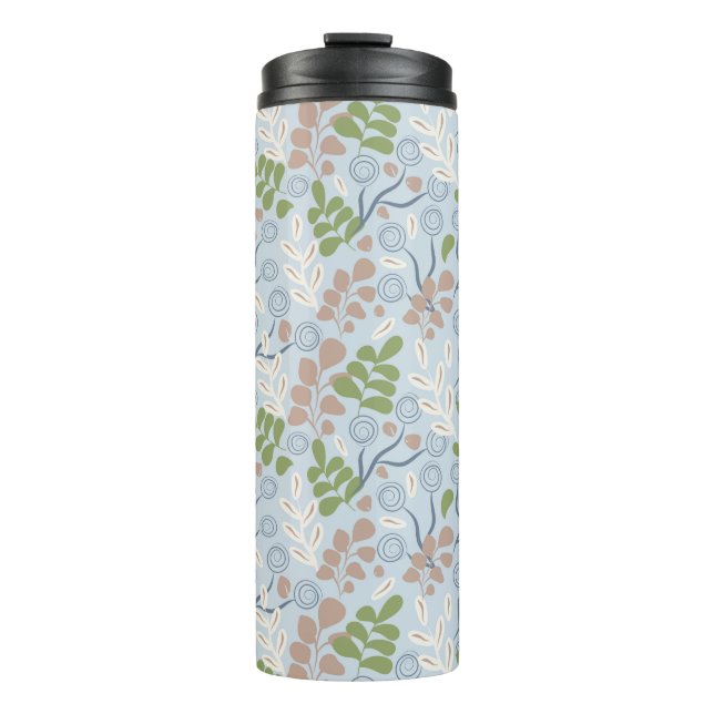 Botanische Bio Formen Thermosbecher (Vorderseite)