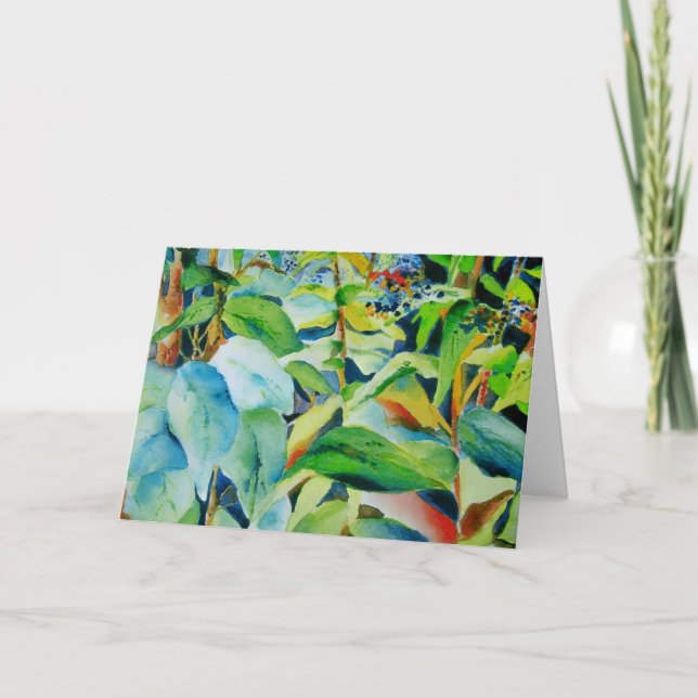 Botanische Blankenkarte Karte (Vorderseite)