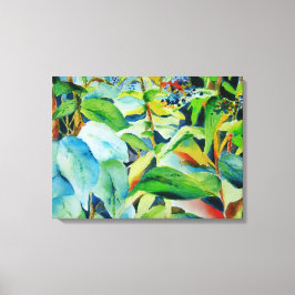 Botanische Blätter Canvas Print 24 x 18 Leinwanddruck