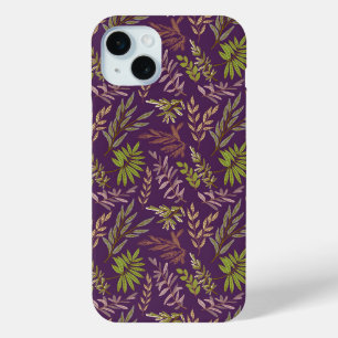 Botanische Blätter: Eine atemberaubende violette R Case-Mate iPhone Hülle