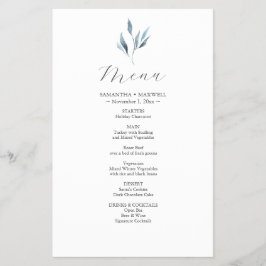 Botanische Blätter für Hochzeiten Flyer