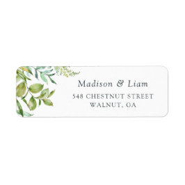 Botanische Blätter für moderne Grünfolien