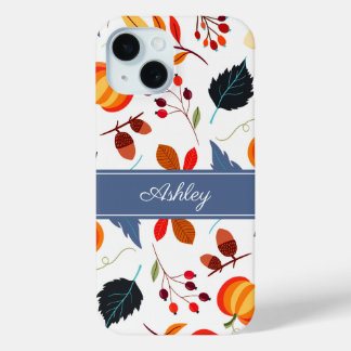 Botanische Blätter im eleganten Herbst Case-Mate iPhone Hülle