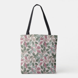 Botanische Blätter Salbei Rot Neutral Stylisch Tasche