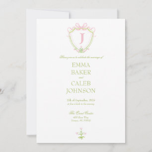 Botanische Bliss-Hochzeitseinladung Einladung