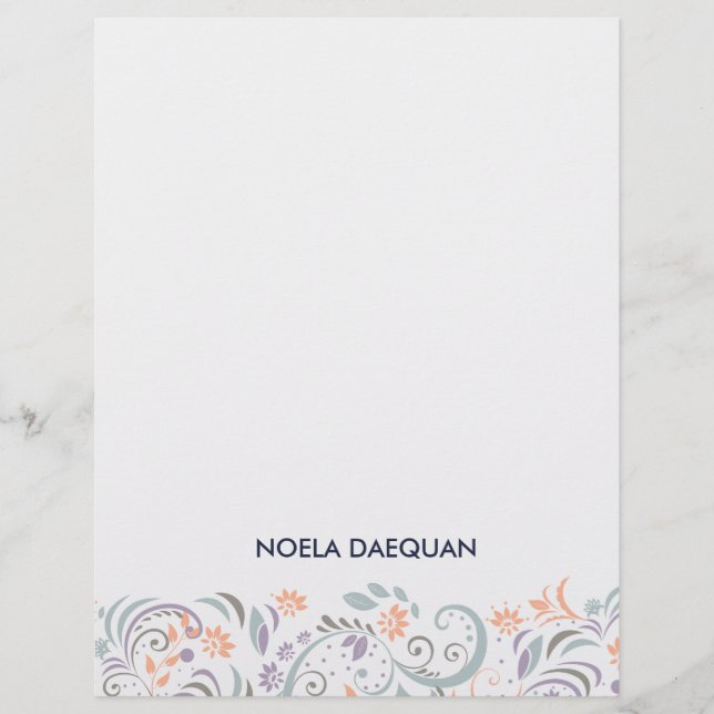 botanische Blume (Vorderseite)