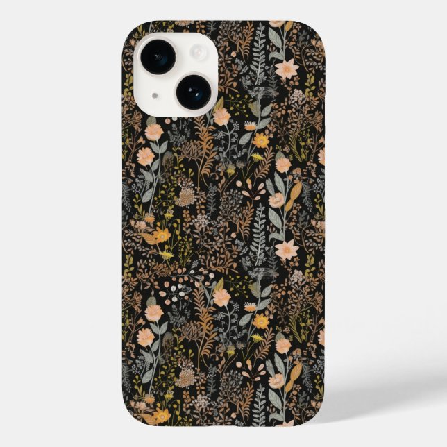Botanische Blume floral Case-Mate iPhone 14 Hülle (Rückseite)
