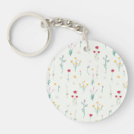Botanische Blume-Frühling Schlüsselanhänger
