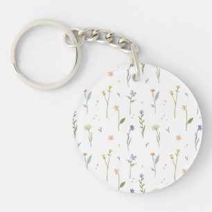 Botanische Blume-Frühling Schlüsselanhänger