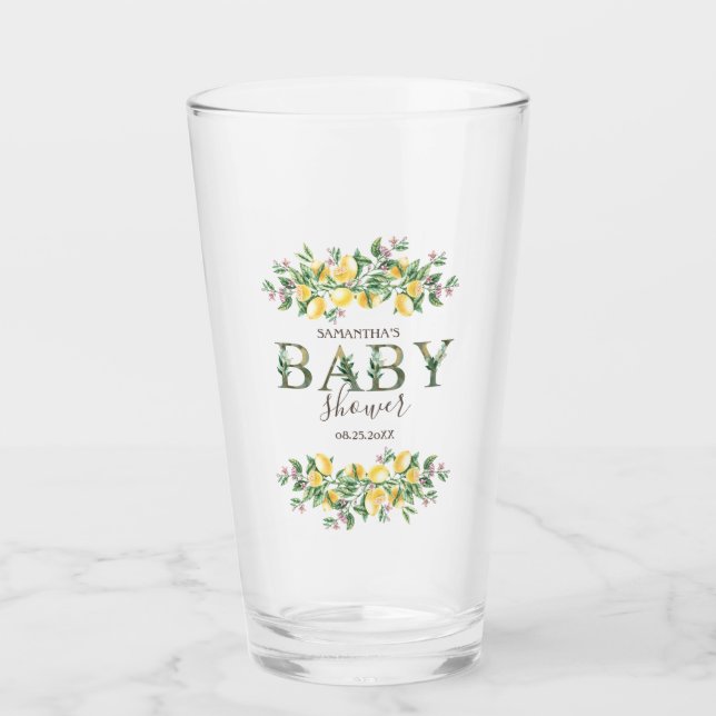 Botanische Blume Glas (Vorderseite)