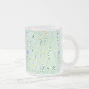 Botanische Blume Wasserfarbene Flora Mattglastasse