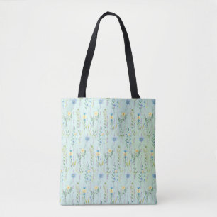 Botanische Blume Wasserfarbene Flora Tasche