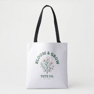 Botanische Blumen | Minimalistischer Garten Natur Tasche