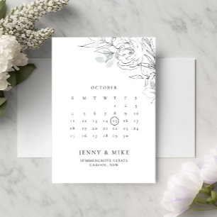 Botanische Blumenkalender Einladung zum Vormerken