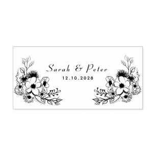 Botanische Blumenmonographie Permastempel