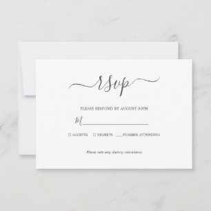 Botanische Blumenzwiebeln Wasserfarbenhochzeit RSVP Karte
