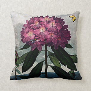 Botanische Blüte die Rhododendron-Kissen Kissen