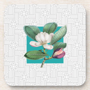 Botanische Blüte Getränkeuntersetzer