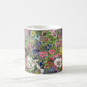 Botanische Blütennatur-Wildblume Kaffeetasse