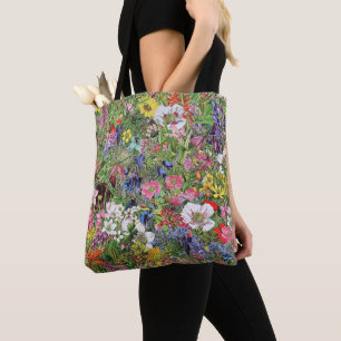 Botanische Blütenpracht Natur Wildblume Tasche