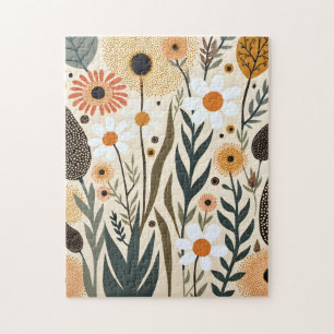 Botanische Boho Blumen Pflanzen Design 389