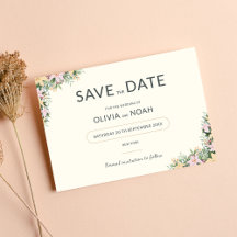 Botanische Boho-Hochzeit - Rettet das Datum
