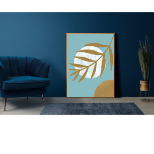 Botanische Boho Mystische Bohemianische Boho Sonne Poster