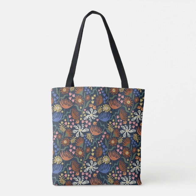 Botanische Boho-Reihe #2 Tasche (Rückseite)
