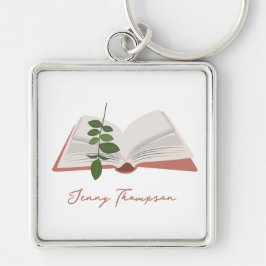Botanische Bücher und Bibliothek Lesen Individuell Schlüsselanhänger