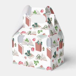 Botanische Bücher und Bibliothekslesemuster Geschenkschachtel