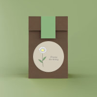Botanische Daisy Pastel-Blume