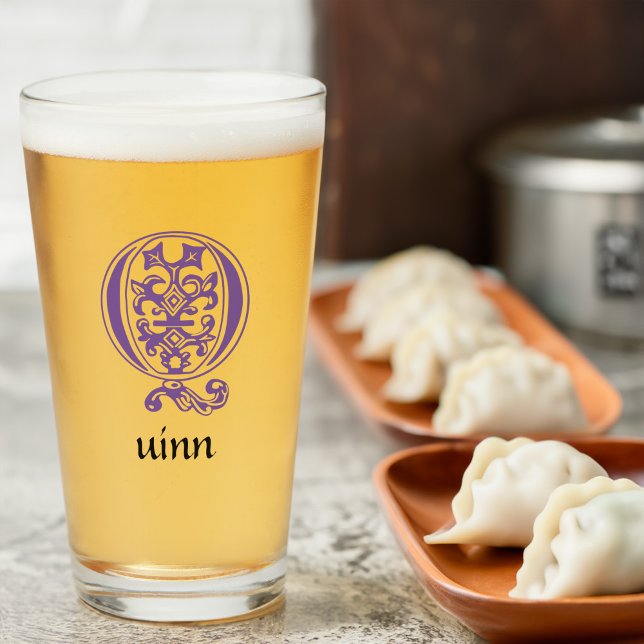 Botanische Dekorative Hauptstadt Q Glas (Von Creator hochgeladen)