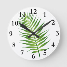 Botanische Entwurfsuhr für Heckflügel Runde Wanduhr