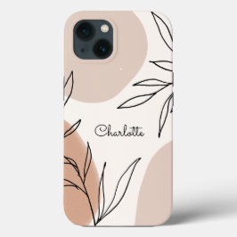 Botanische Erdtone mit Namen Case-Mate iPhone Hülle