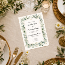 Botanische Eukalyptus-Hochzeit