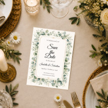 Botanische Eukalyptus-Hochzeit