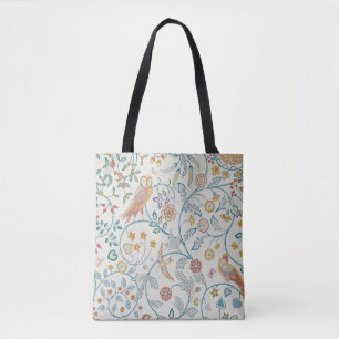 Botanische Eule und Berries Tasche