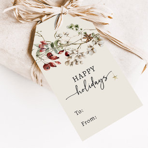 Botanische Feiertage Geschenkanhänger