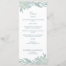 Botanische Florale Grüne Hochzeit