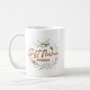 Botanische Florale Typografie  Kaffeetasse