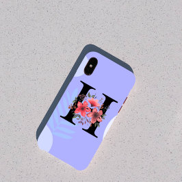 Botanische Form Boho Retro mit Name 1. Hauptstadt  iPhone 16 Hülle