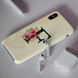 Botanische Form Boho Retro mit Name 1. Hauptstadt  iPhone 16 Hülle