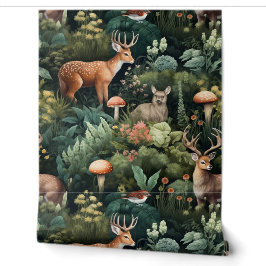 Botanische Freunde des Twilight Forest Tapete