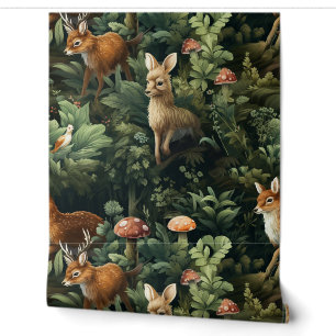 Botanische Freunde des Twilight Forest Tapete