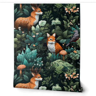 Botanische Freunde des Twilight Forest Tapete