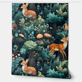 Botanische Freunde des Twilight Forest Tapete