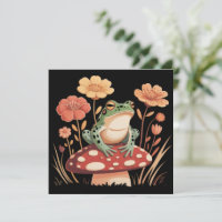 Botanische Froschliebhaber Geschenke Floral Blume 