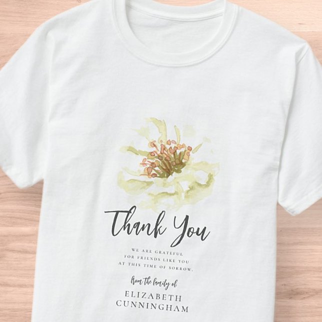 Botanische Gedenkstätte für moderne Wasserfarben d T-Shirt (Von Creator hochgeladen)